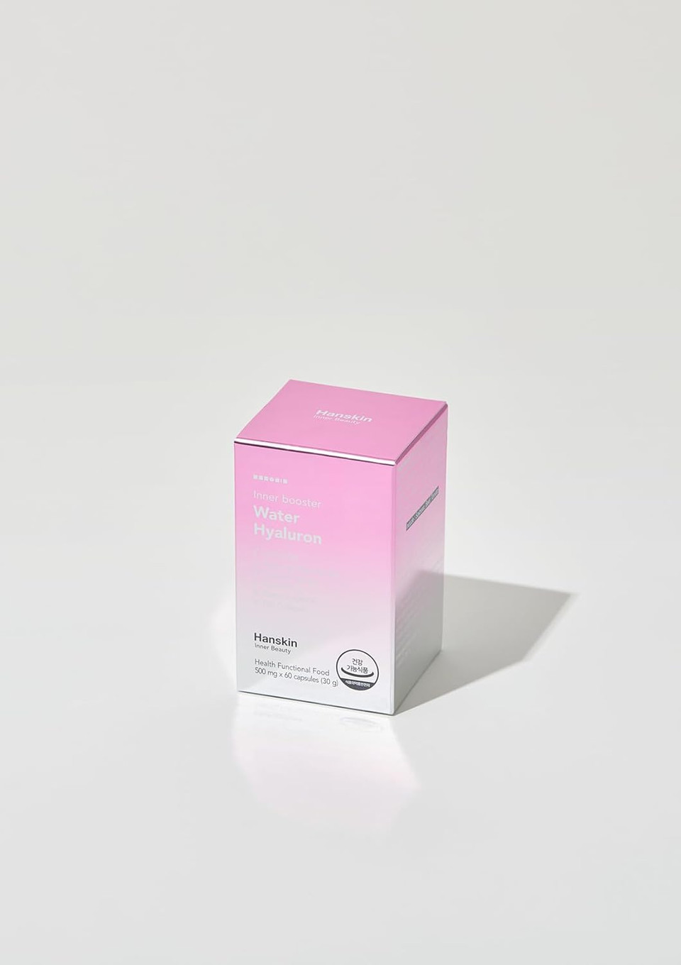 Hanskin Hyaluronic Acid Supplements For Hair, Skin, Wrinkles & Nails | L-Cysteine, Biotin, Vitamin C, Collagen | Nutritional Supplement For Healthy Skin | 60 Capsules