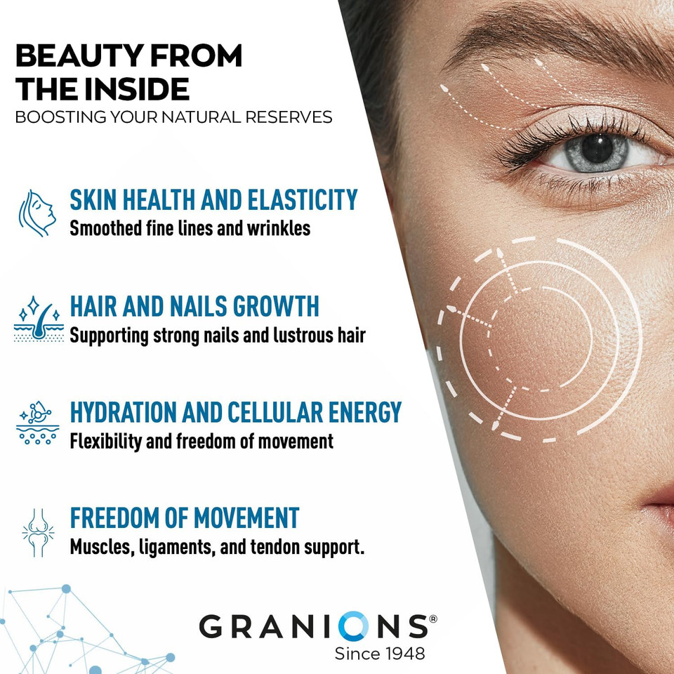 Marine Collagen Powder Unflavored - 10G Type I Hydrolyzed Collagen Peptides With Natural Acerola Vitamin C Antioxidant - Hair, Skin, Nails Vitamins For Women & Men- Pro-Aging Beauty Supplement - 9.8Oz