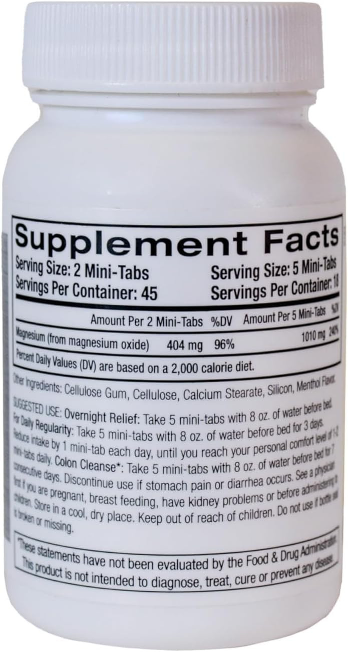Lane Labs - H2Go, Helps Relieve Constipation And Irregularity, Gentle And Effective, Natural Mineral Supplement, Supports Colon And Digestive Health, No Artificial Irritation (90 Mini-Tabs)