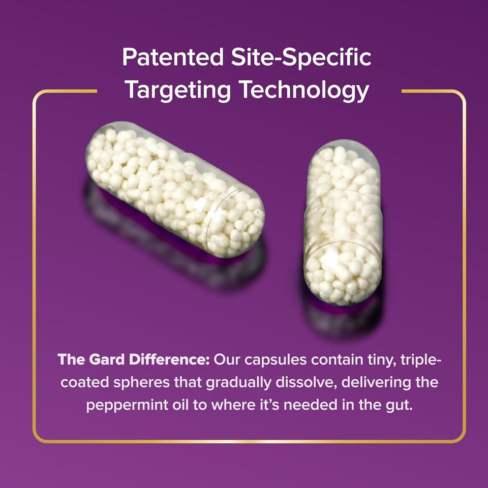 Fdgard Gut Health Supplement, Indigestion, Nausea & Bloating, Upset Stomach, 72 Capsules