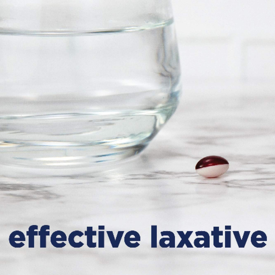 Amazon Basic Care Stool Softener Laxative, Docusate Sodium 100 Mg, Softgels, For Constipation Relief, 100 Count