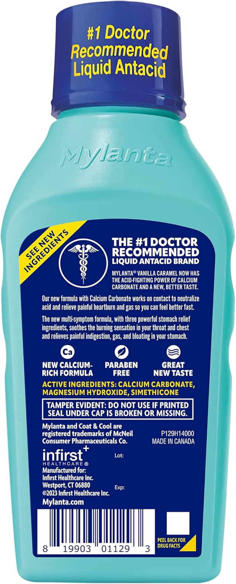 Mylanta Antacid And Gas Relief, Maximum Strength Formula, Classic Flavor, 12 Fluid Ounce