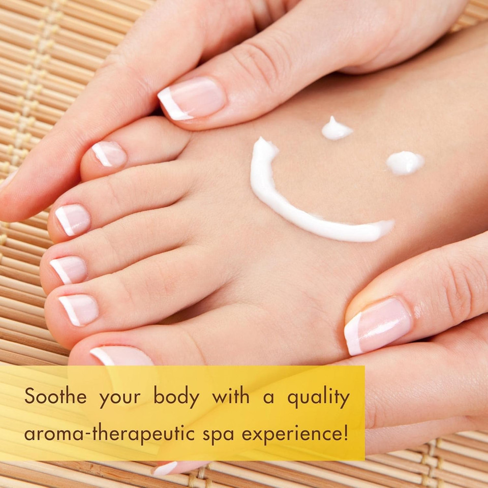 Spa Redi - Body And Foot Cream Mask, Milk And Honey, 16 Oz - Pedicure Massage For Tired Feet And Body, Hydrating, Fresh Skin - Infused With Hyaluronic Acid, Amino Acids, Panthenol, Comfrey Extract Spa Redi - Body And Foot Cream Mask, Milk And Honey, 16 Oz - Pedicure Massage For Tired Feet And Body, Hydrating, Fresh Skin - Infused With Hyaluronic Acid, Amino Acids, Panthenol, Comfrey Extract