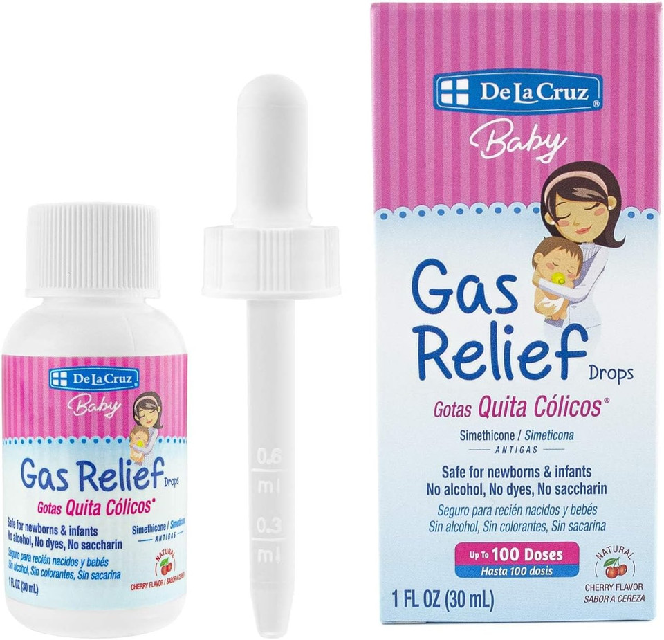 Gas Drops For Babies - Quita Cólicos Infant Gas Relief Drops With Simethicone - Safe Colic Drops For Newborns 1 Fl. Oz. (30 Ml)