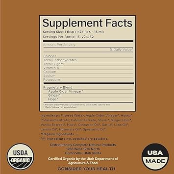 Acid Reflux Complete 8Oz - Natural Organic Liquid Heartburn, Gerd, & Amish Reflux Relief Remedy & Medicine