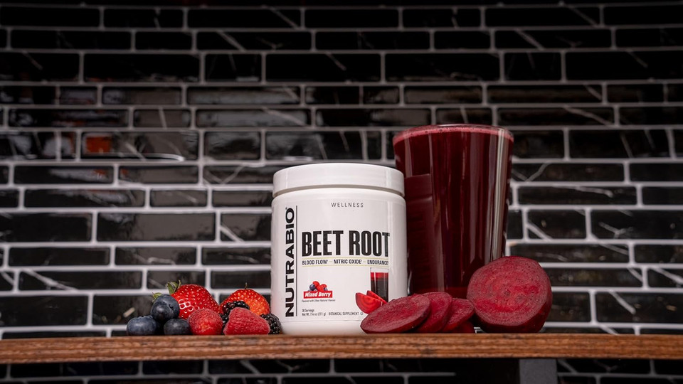 Nutrabio Organic Beet Root Powder Superfood With Nitrates And Antioxidants - Supports Performance, Circulation, Blood Flow, And Overall Health - Non-Gmo, Vegetarian, 30 Servings