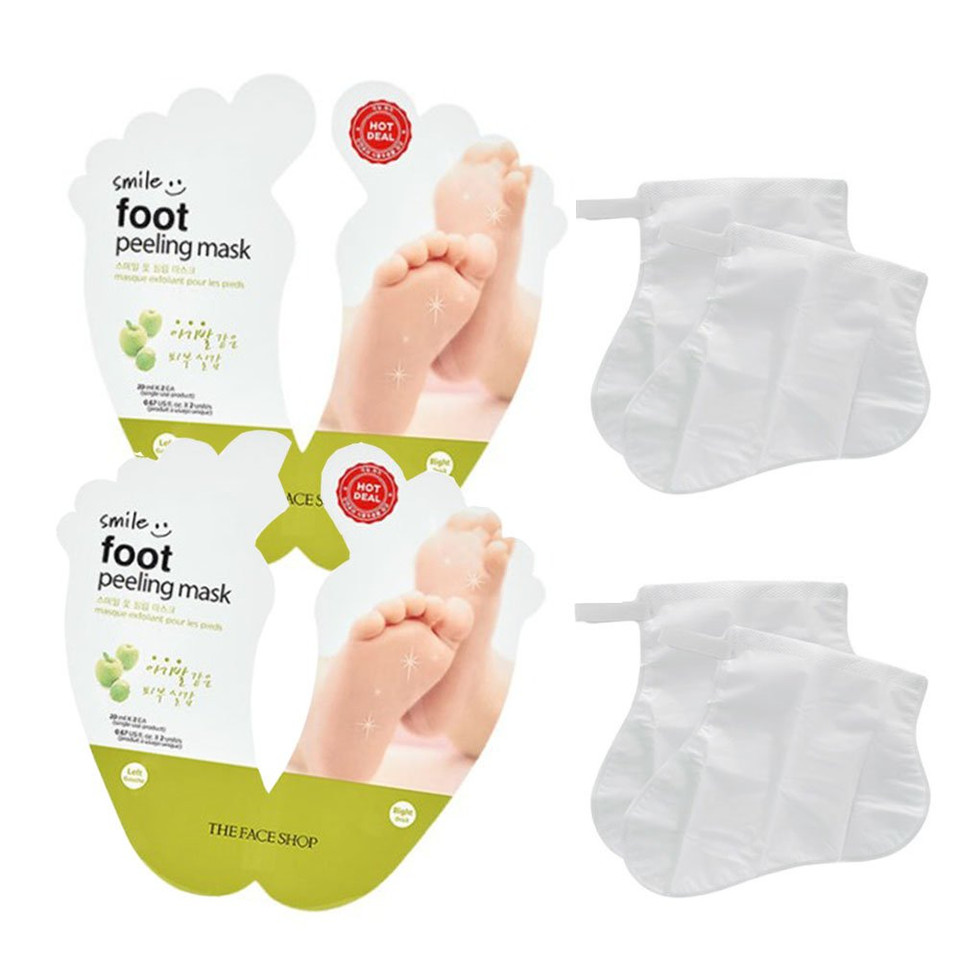 The Face Shop Smile Foot Peeling Mask,K-Beauty