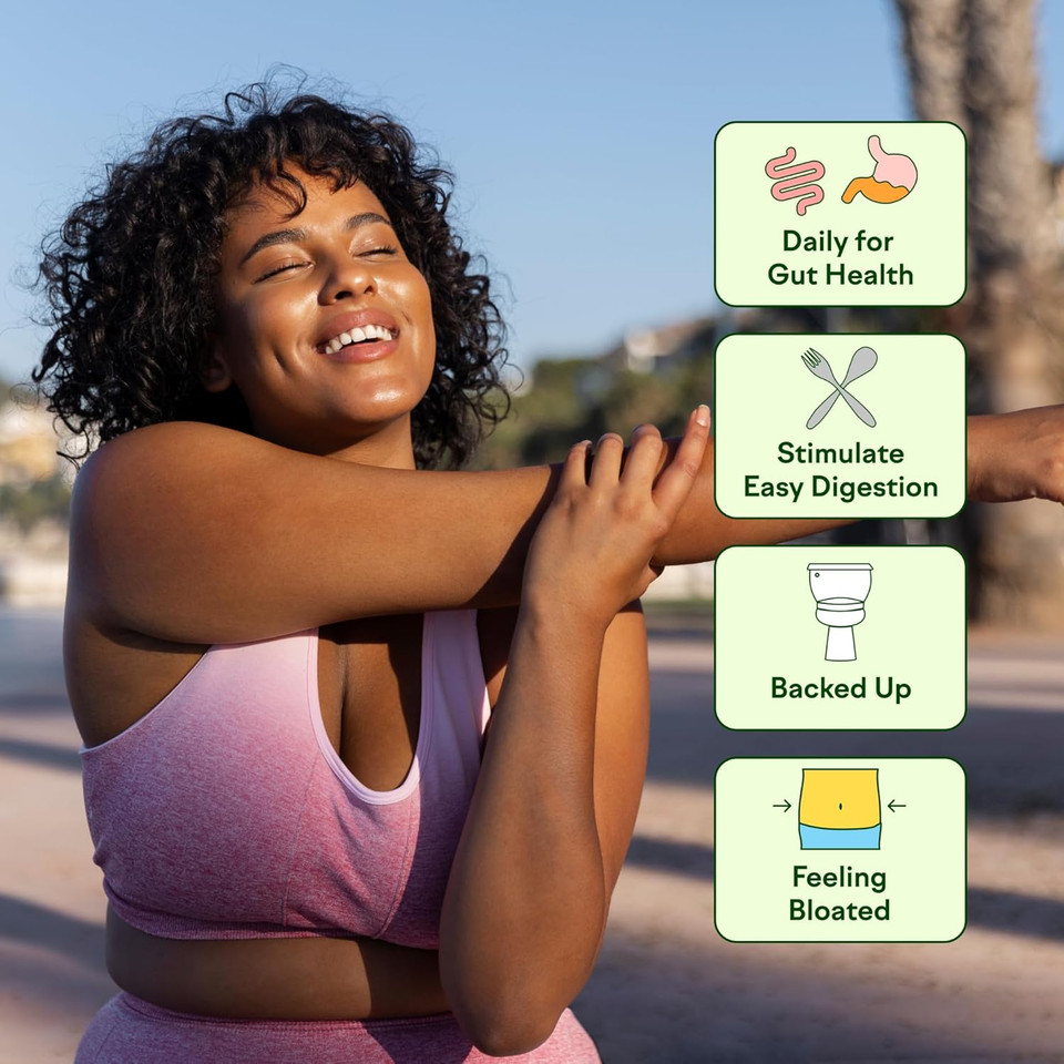 Feel Goods Gut Guardian, Organic Fiber, Probiotic & Prebiotic Powder, Sugar Free, Herbs For Bloat, Gut Health Support, Digestive Health For Men & Women, Non Gmo, Vegan, Tropical Mango, 15 Servings