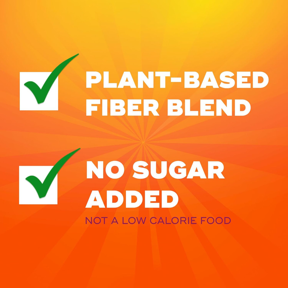 Metamucil Fiber Gummies For Adults With Vitamins C, D, B12 For Metabolism, No Sugar Added Citrus Berry Flavor, 5G Plant Based Prebiotic Fiber Supplement Blend, 120 Count