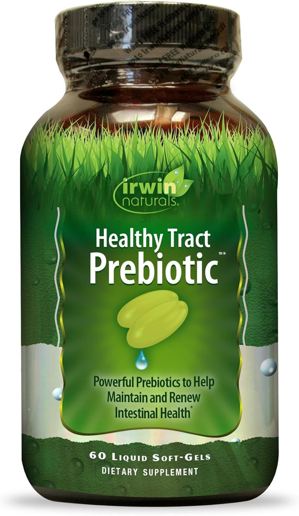 Irwin Naturals Healthy Tract Prebiotic Supplement, 60 Count