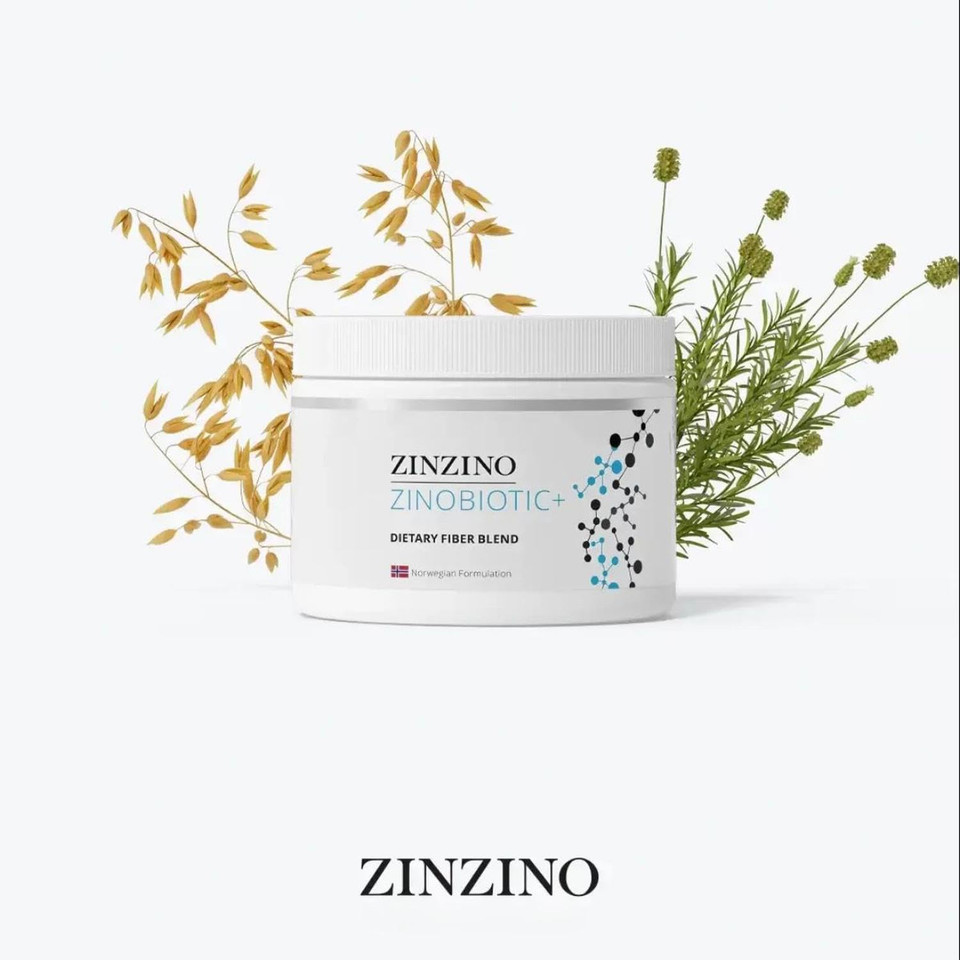 Zinobiotic+ Fiber Blend - Gut Health Fiber Supplement With 8 Fibers - Gmo-Free, Gluten-Free, Supports Digestive Wellness - 180G