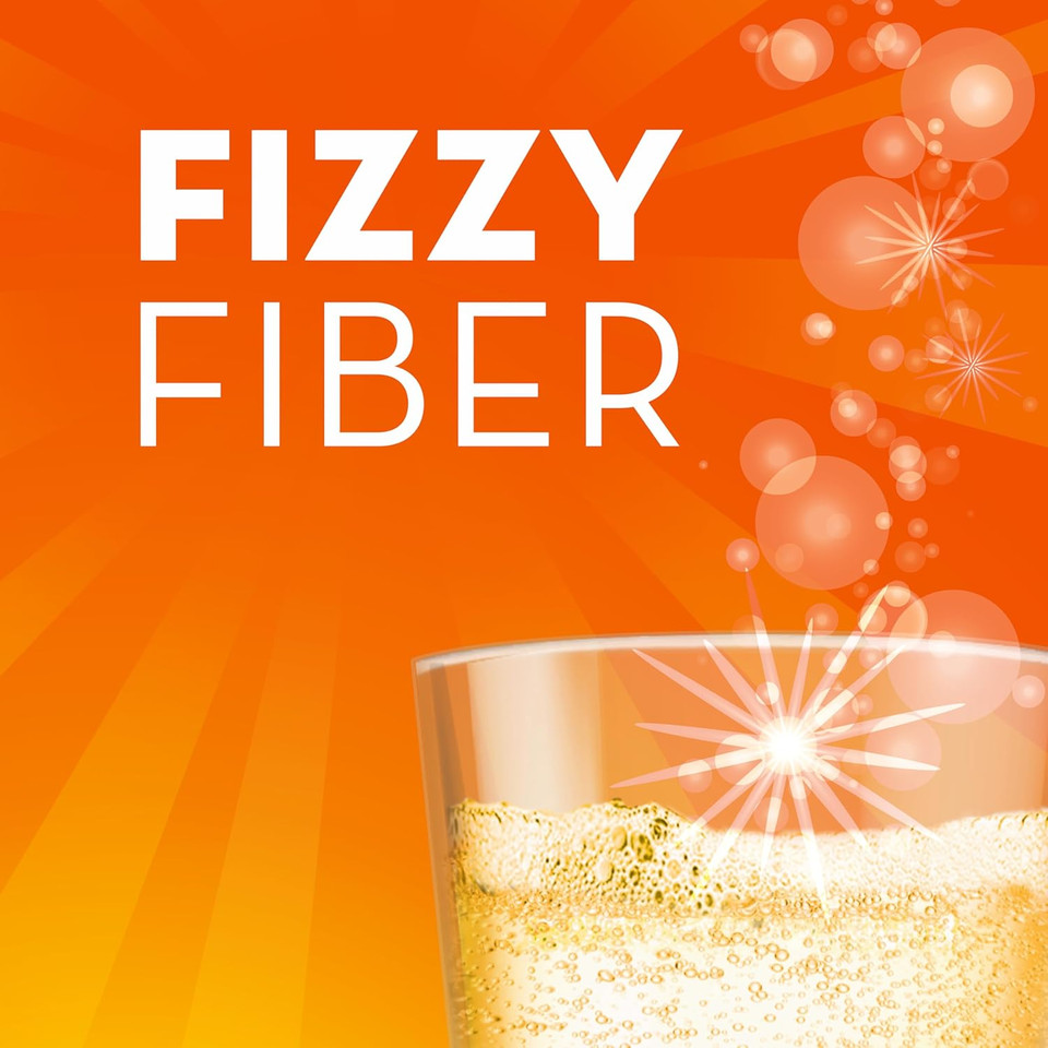 Metamucil Sparkling Fiber Supplement + Vitamins, Plant Based Psyllium Husk Powder With Vitamins C, D & B12, Daily Fiber Supplement For Digestive Health, Citrus Flavored, Sugar-Free, 90 Servings