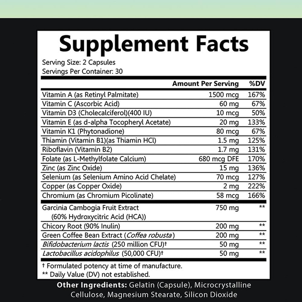 Probiotic Immunity Supplement  Probiotic Infused Multi-Vitamin With Zinc, Chromium, Selenium & Essential Vitamins  Supports Healthy Gut Flora, Digestive Health, And Immune System (1-Bottle)