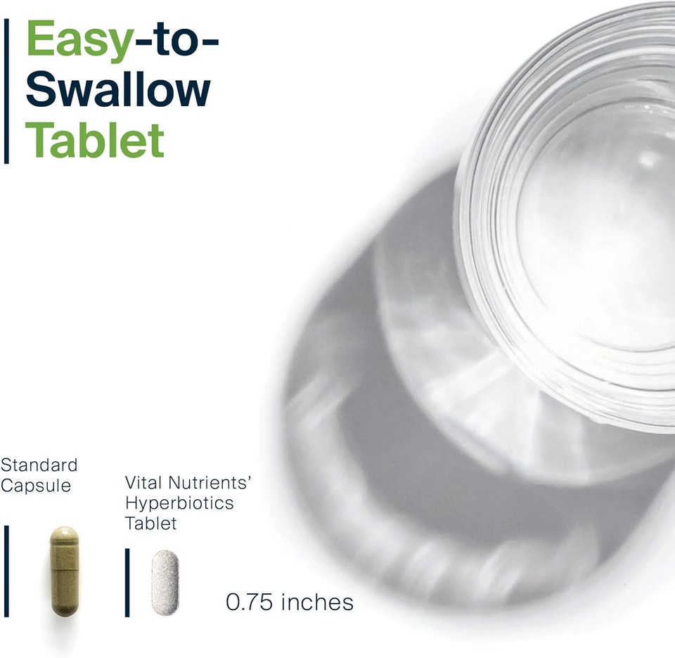 Hyperbiotics Vital Nutrients Leaky Gut Repair Supplement Probiotic | Science Backed Formula Strengthens Intestinal Barrier And Gut Health* | Reduces Digestive Discomfort | 60 Vegan Count