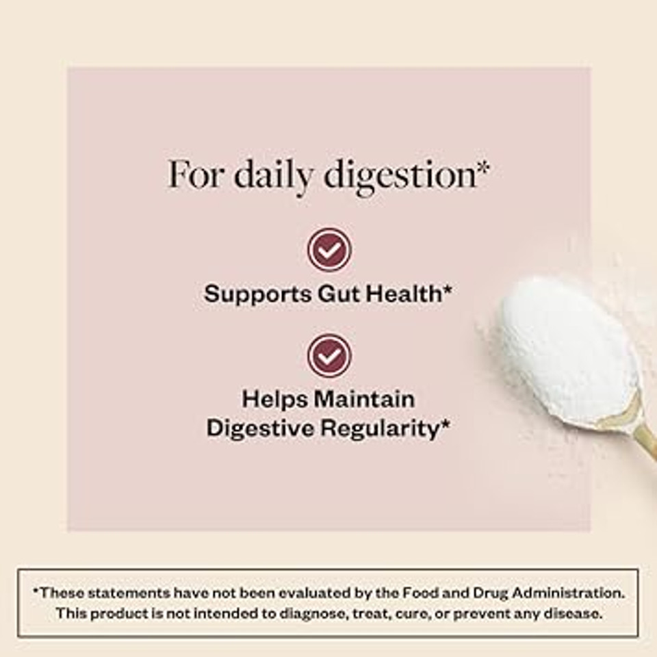 Menolabs Happy Prebiotic Fiber Supplement - 60 Servings (213 G) - Expertly-Formulated Menopause Supplements For Women, With L-Tyrosine