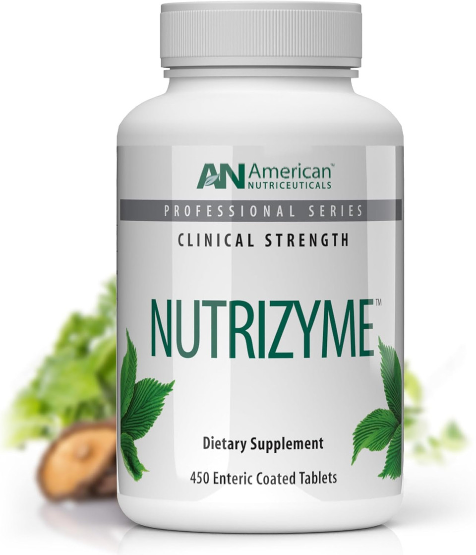 Vitality C American Nutriceuticals - Nutrizyme- Proteolytic Enzymes For Recovery Support - Supports Healing Processes, Circulation, Immunity - Bolsters Digestion - 450 Capsules / 5 Month Supply