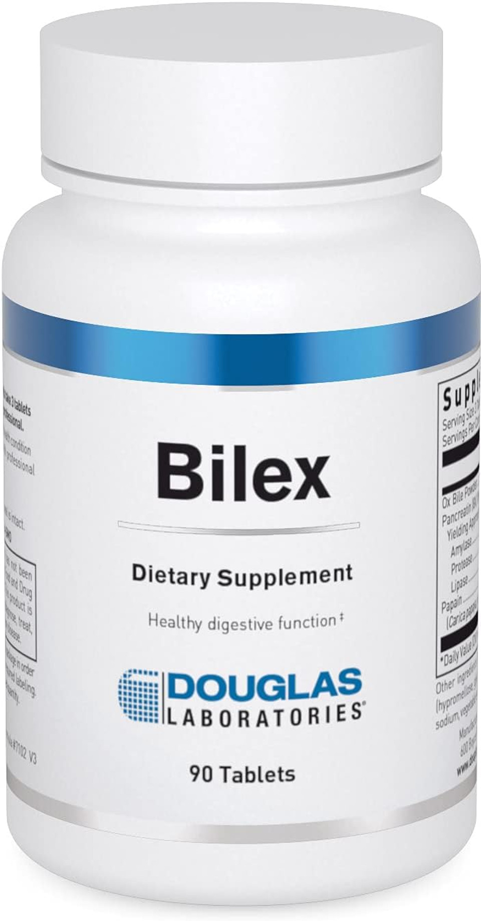 Douglas Laboratories Bilex - Digestive Enzyme Supplement - With Lipase, Papain, Amylase & Ox Bile Extract - Digestive Enzymes For Digestion* - 90 Tablets Douglas Laboratories Bilex - Digestive Enzyme Supplement - With Lipase, Papain, Amylase & Ox Bile Extract - Digestive Enzymes For Digestion* - 90 Tablets