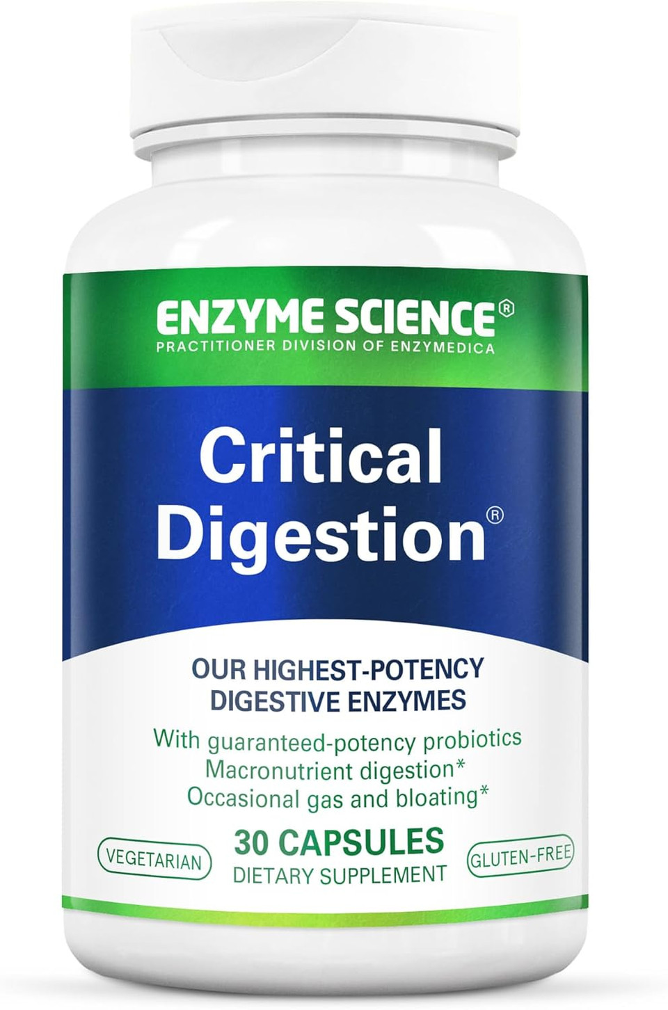 Critical Digestion - Digestive Enzymes For Women And For Men With Probiotics - High Potency Support For Digestion - Digestive Health  Enzimas Digestivas Y Probioticos - 30 Capsules