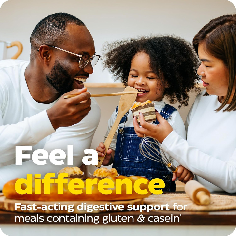 Enzymedica Glutenease, Digestive Enzymes For Food Intolerance, Support For Hidden Gluten & Cross-Contamination, Offers Fast Acting Gas & Bloating Relief, 120 Count (Ffp)