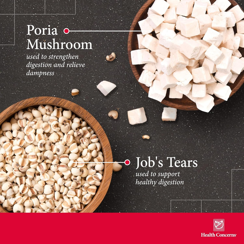 Health Concerns Quiet Digestion  Digestive Support For Upset Stomach, Gas, & Bloating  Herbal Chinese Formula With Bao He Wan  Supplement With Poria, Barley, & Mangolia Bark - 270 Capsules