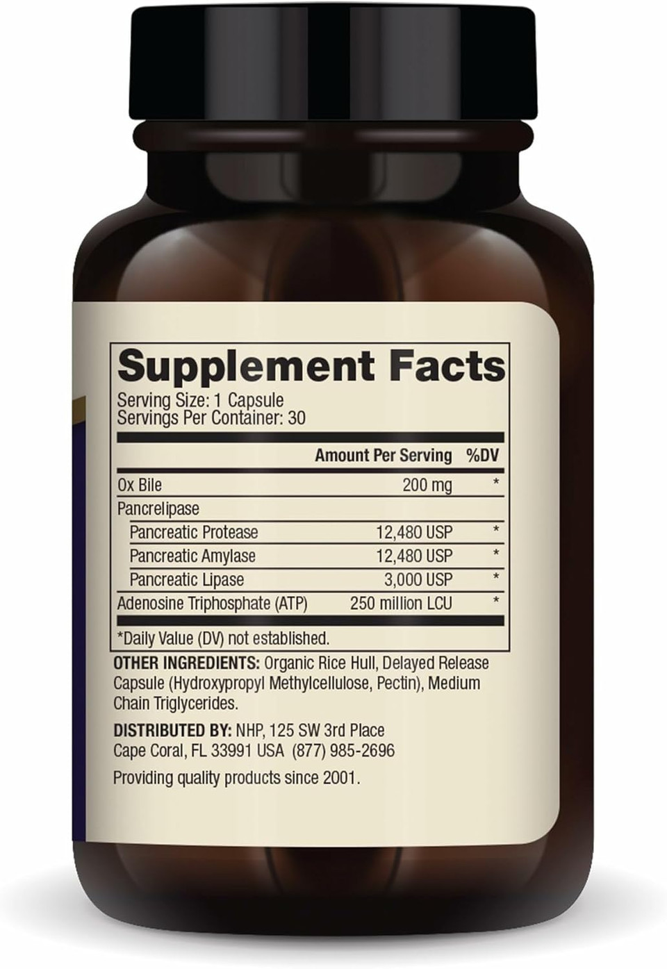 Dr. Mercola Gallbladder Enzymes - Gallbladder & Digestive Health Support - Includes Pancreatic Protease, Amylase & Lipase - Non-Gmo, Gluten-Free & Soy-Free - 90 Delayed Release Capsules (90 Servings)