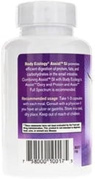Body Ecology Assist Si | Small Intestine Digestion Enzymes | Non-Gmo Immune Support | 90 Vegetarian Count