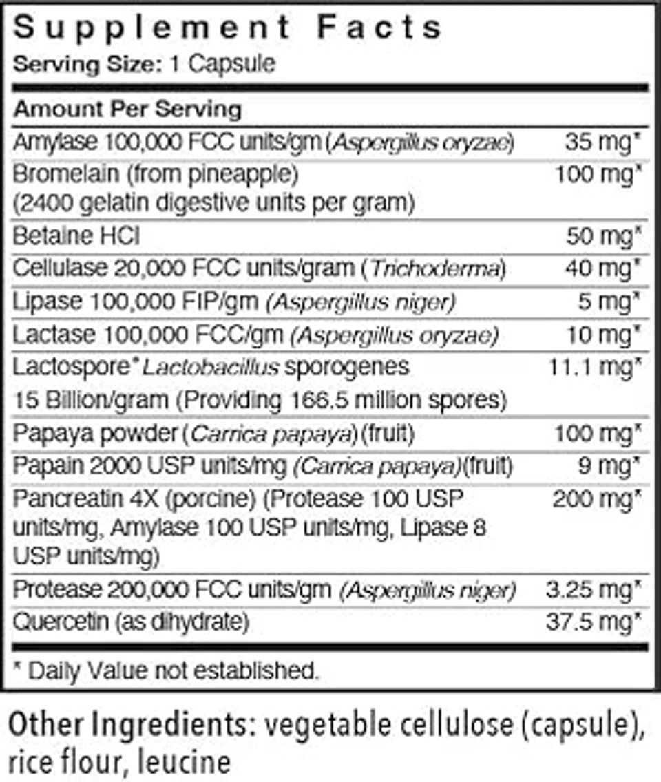 Patient One Gi-One | Supplement To Support Food Metabolism And Nutrient Absorption* | With Digestive Enzyme Complex And More | 90 Capsules