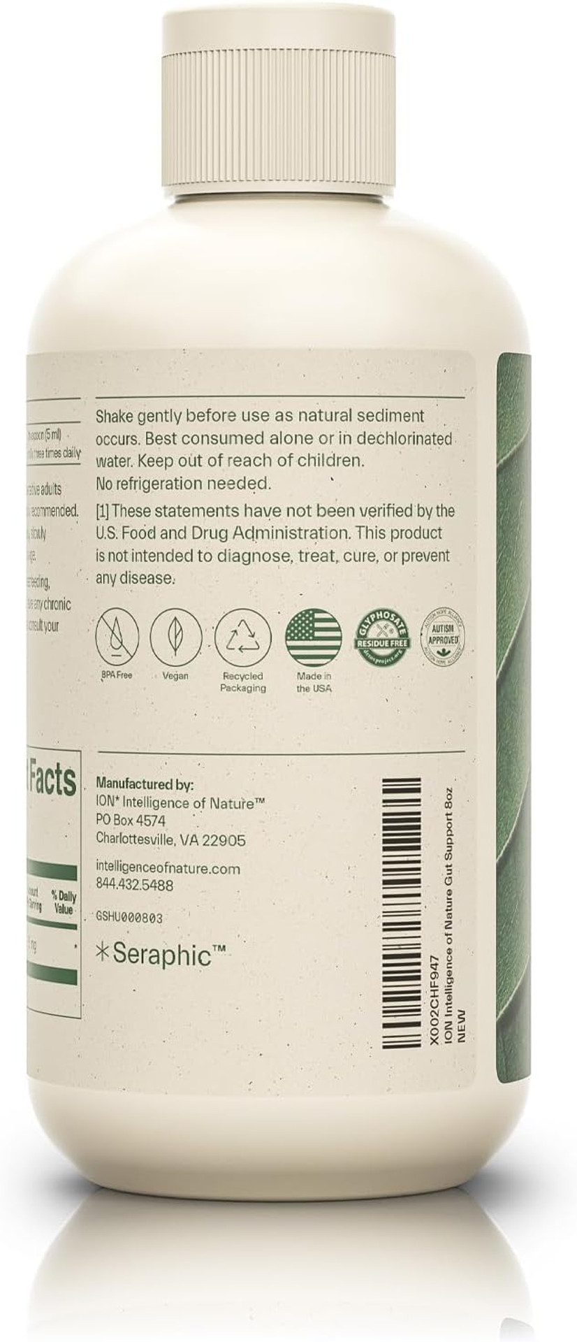 Ion* Intelligence Of Nature Gut Support Liquid | Promotes Digestive Wellness, Strengthens Immune Function, Alleviates Gluten Sensitivity, Enhances Mental Clarity | 2-Week Supply (8 Oz.) Ion* Intelligence Of Nature Gut Support Liquid | Promotes Digestive Wellness, Strengthens Immune Function, Alleviates Gluten Sensitivity, Enhances Mental Clarity | 2-Week Supply (8 Oz.)