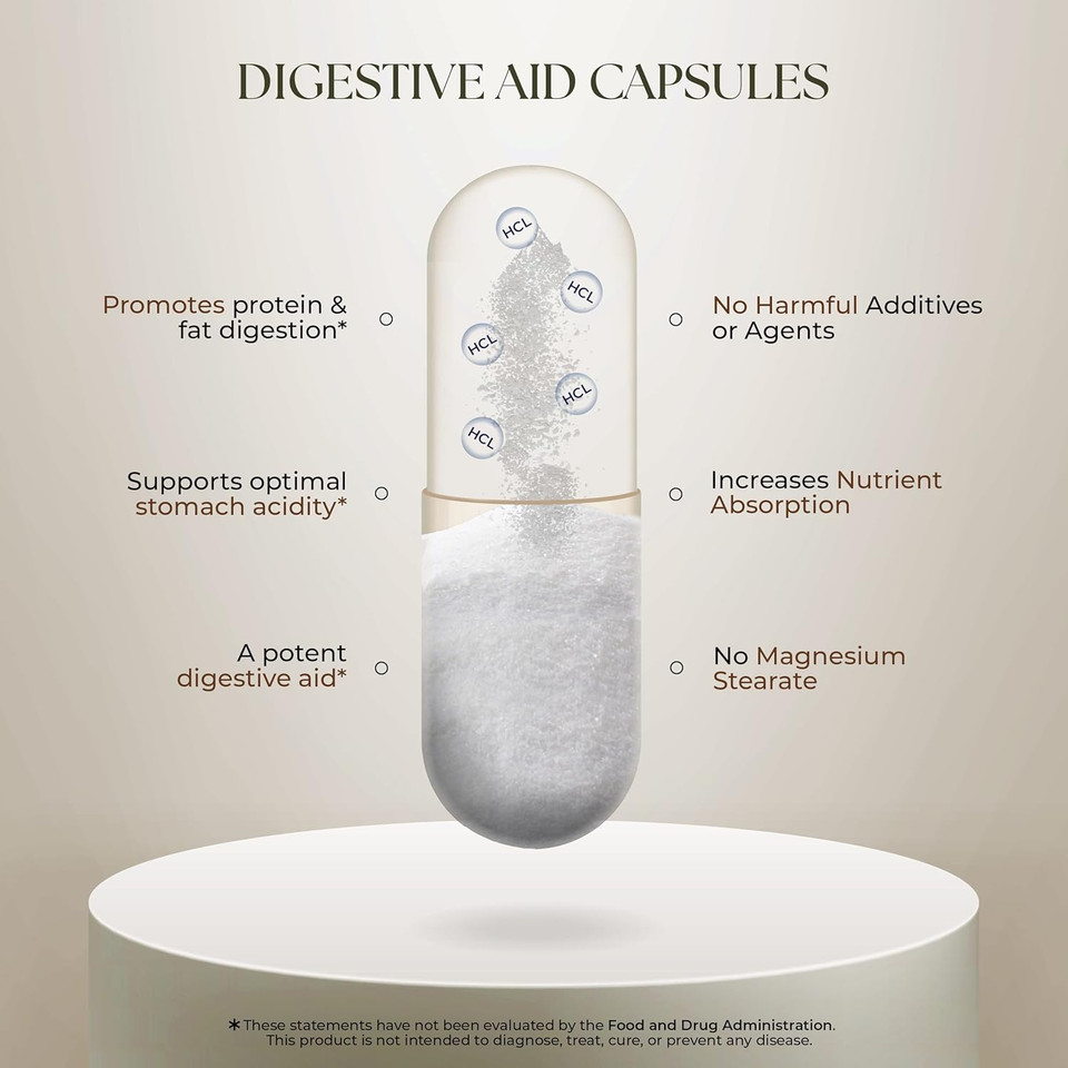 Dr. Clark Betaine Hcl Supplement With Pepsin, 800Mg, 100 Gelatin Capsules