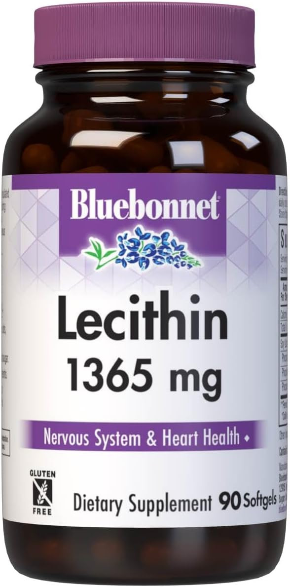 Bluebonnet Lecithin 1365Mg, 90 Count