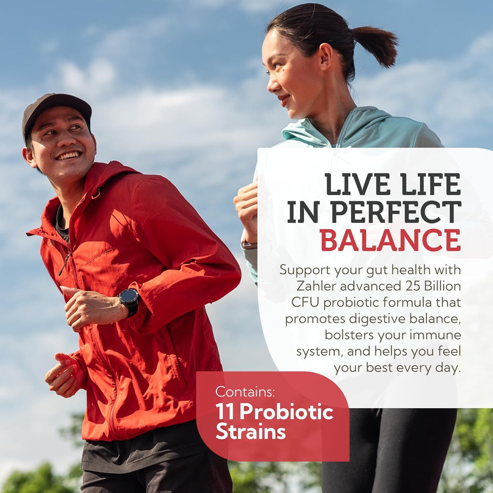 Zahler Biodophilus25, 25 Billion Cfu Probiotic + Prebiotic - 11 Strains Daily Probiotic Supplement - Kosher Probiotics For Women For Digestive Health, Probiotics For Men For Gut Health (120 Capsules)