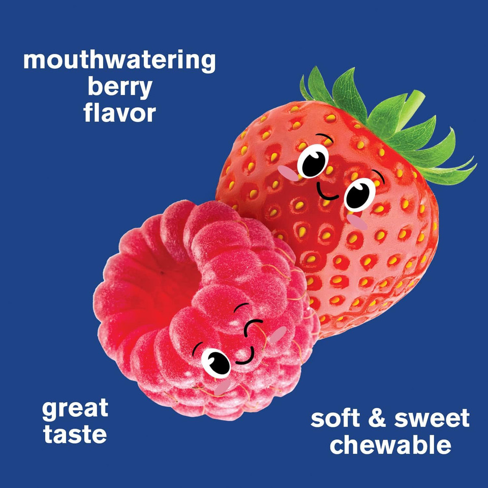 Probiotics For Kids Gummies 2 Pack -10 Billion Cfu -For Gut Health, Immune Health And Digestive Support -Berry Flavor Chewable Supplement -Vegetarian, Non Gmo - 60 Gummies