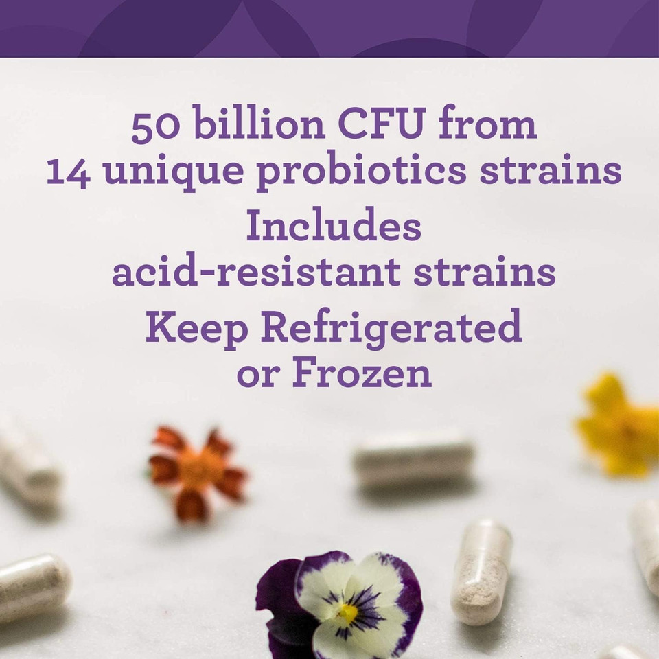 Innate Response Formulas Flora 50-14 Clinical Strength - Probiotic Supplement With 50 Billion Cfu - 14 Probiotic Strains - Vegetarian And Non-Gmo - Made Without 9 Food Allergens - 60 Capsules