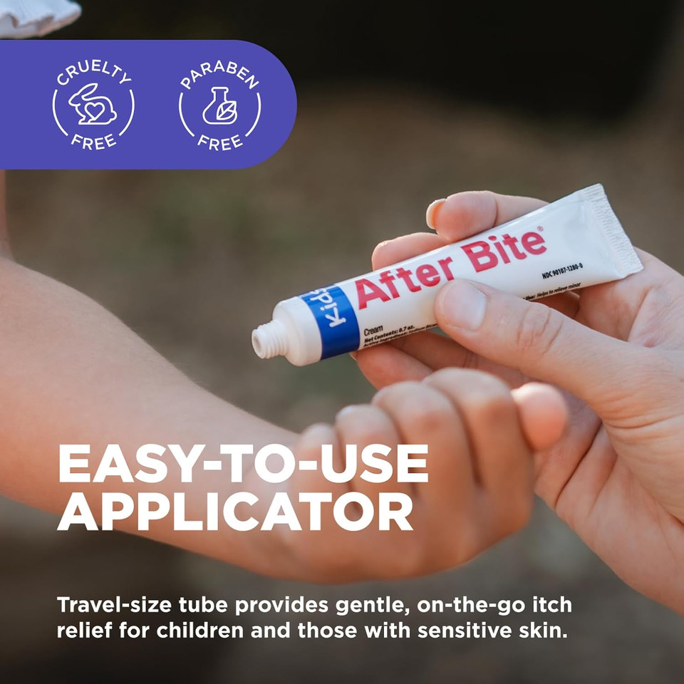 After Bite Kids - Bug Bite Itch Relief For Kids With Sodium Bicarbonate - Ideal For Mosquito Bites, Fire Ant Bites, Bees & More - Portable Cream Formula - 0.7 Oz (4 Pack) After Bite Kids - Bug Bite Itch Relief For Kids With Sodium Bicarbonate - Ideal For Mosquito Bites, Fire Ant Bites, Bees & More - Portable Cream Formula - 0.7 Oz (4 Pack)