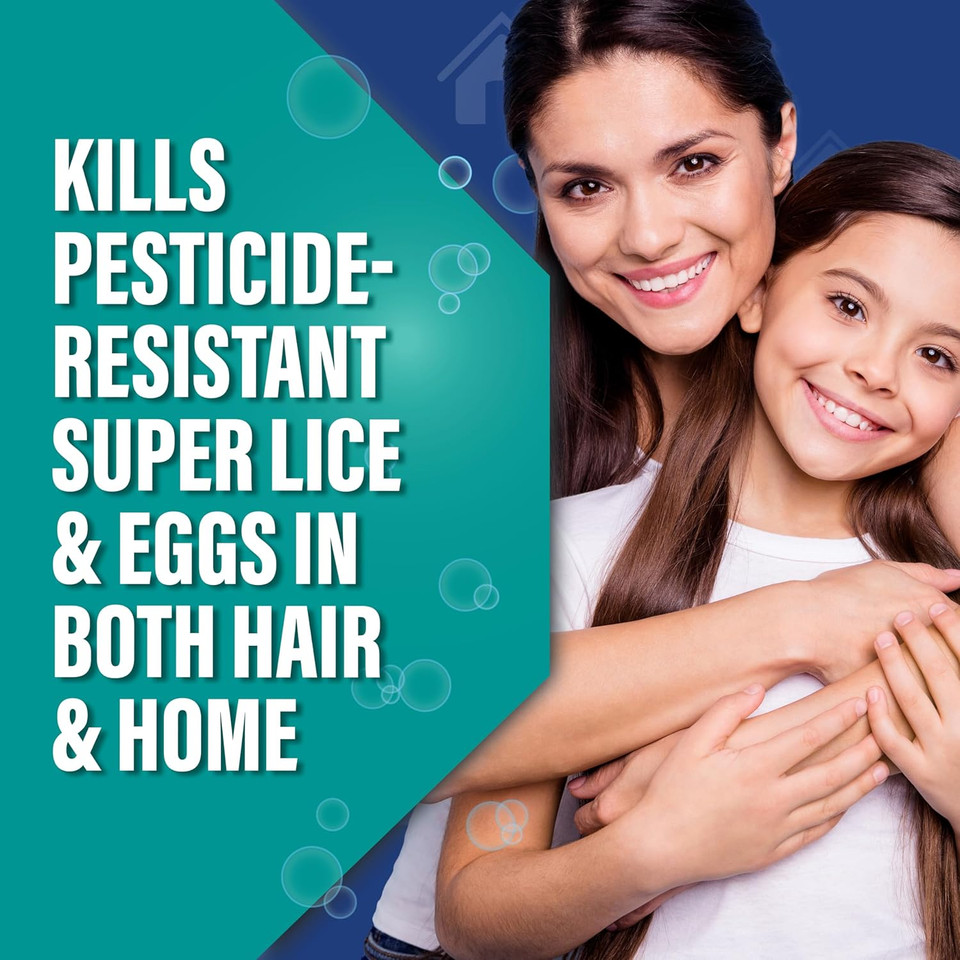 Rid Super Max 5-In-1: Hair & Home Complete Lice Treatment Kit, Kills Super Lice & Eggs In Hair & Home, 3.4 Fl Oz Lice Shampoo + Nit Removal Comb + Home Lice Spray Rid Super Max 5-In-1: Hair & Home Complete Lice Treatment Kit, Kills Super Lice & Eggs In Hair & Home, 3.4 Fl Oz Lice Shampoo + Nit Removal Comb + Home Lice Spray