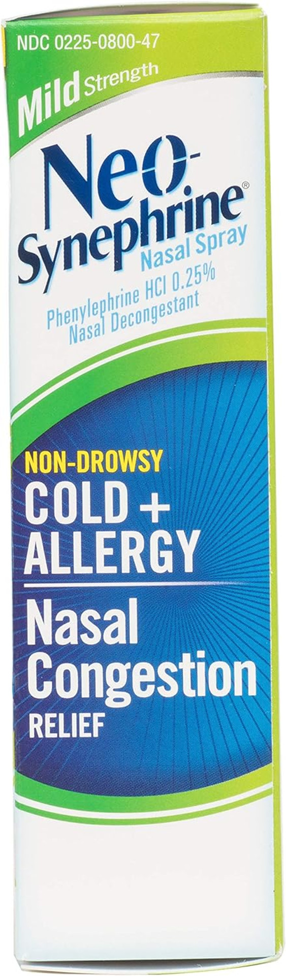 Neosynephrine Nasal Spray For Cold & Sinus Relief, Fast Relief, Pharmacist Recommended, Clear, Mild Strength, 0.5 Fl Oz