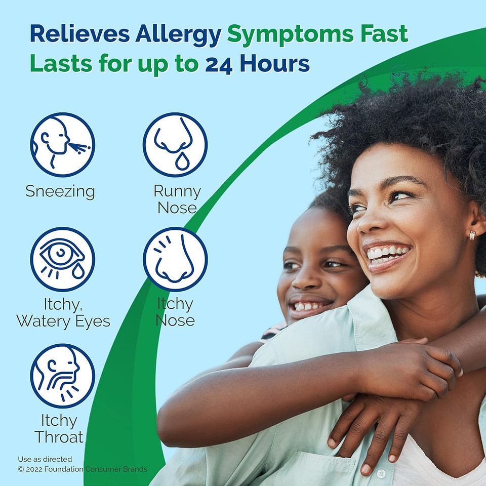 Alavert Allergy 24 Hour Relief, Citrus Burst Flavor, Orally Disintegrating Allergy Tablets, Non-Drowsy Antihistamine, Loratadine 10Mg, 18 Count