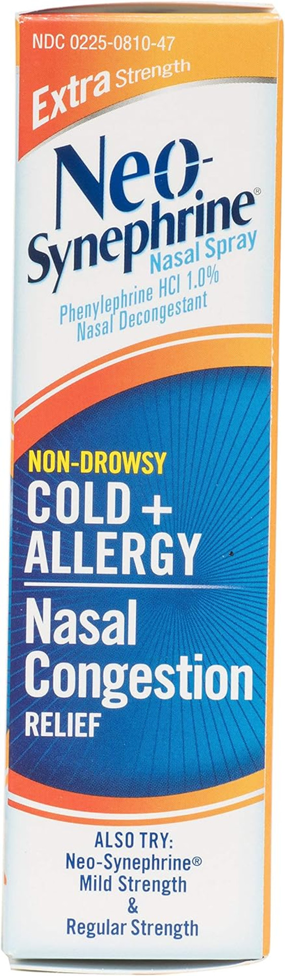 Neosynephrine Nasal Spray For Cold & Sinus Relief, 0.51 Fl Oz