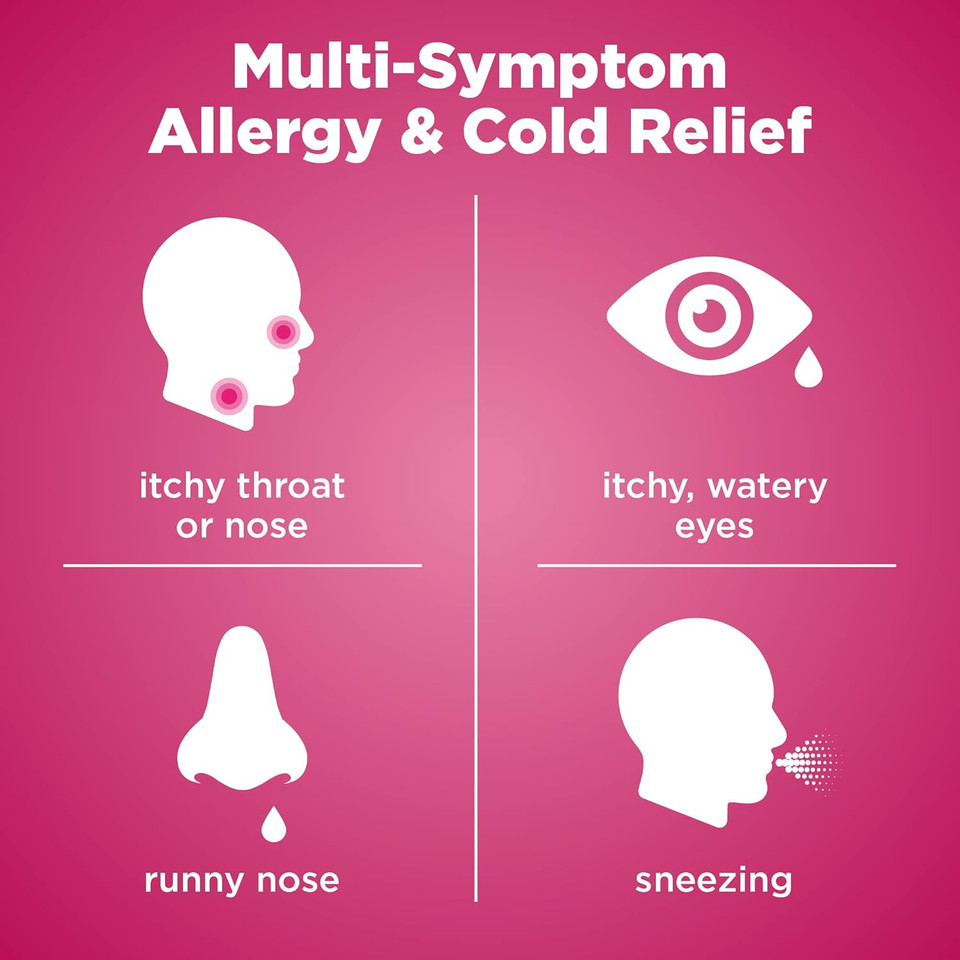 Amazon Basic Care Allergy Relief Diphenhydramine Hcl 25 Mg, Antihistamine Tablets For Symptoms Due To Hay Fever And Upper Respiratory Allergies, 100 Count