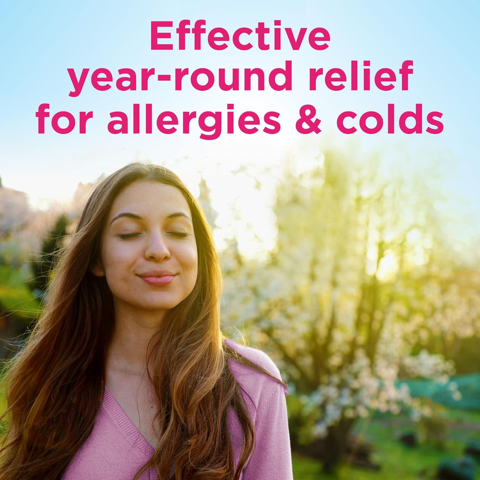 Amazon Basic Care Allergy Relief Diphenhydramine Hcl 25 Mg, Antihistamine Tablets For Symptoms Due To Hay Fever And Upper Respiratory Allergies, 100 Count