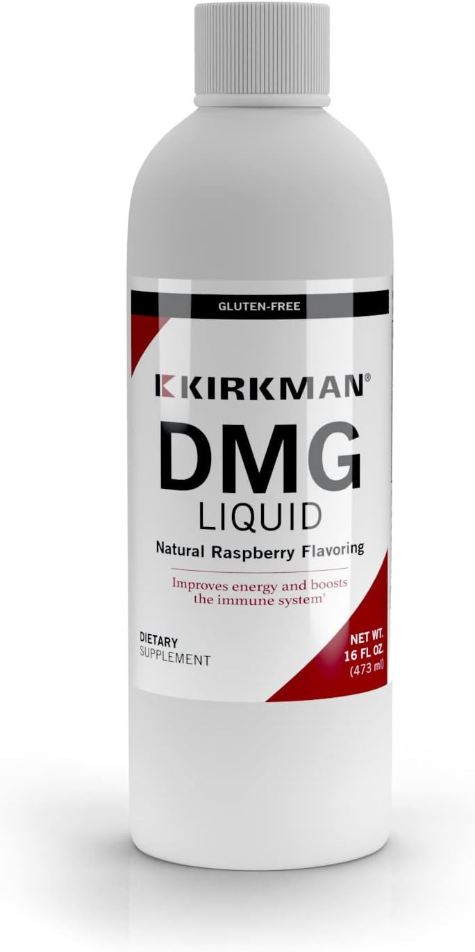 Kirkman  Dmg (Dimethylglycine) Liquid  480 Ml16 Oz Liquid  Free Of Common Allergens  GlutenCasein Free  Tested For More Than 950 Environmental Contaminants