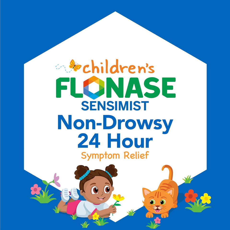 Flonase Children'S Sensimist Allergy Relief Spray, 24 Hour Non-Drowsy Children'S Allergy Medicine, Scent-Free, Alcohol-Free Fine Mist - 60 Sprays Flonase Children'S Sensimist Allergy Relief Spray, 24 Hour Non-Drowsy Children'S Allergy Medicine, Scent-Free, Alcohol-Free Fine Mist - 60 Sprays