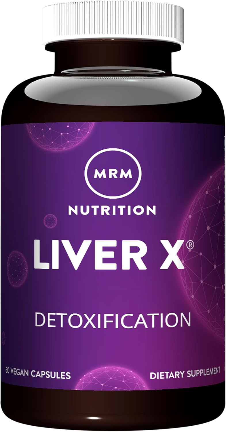 Mrm Nutrition Liver X®| Detoxification | Daily Liver Support | Antioxidants | Biosorbâ¢ Milk Thistle Complex With 5X Absorption | 30 Servings