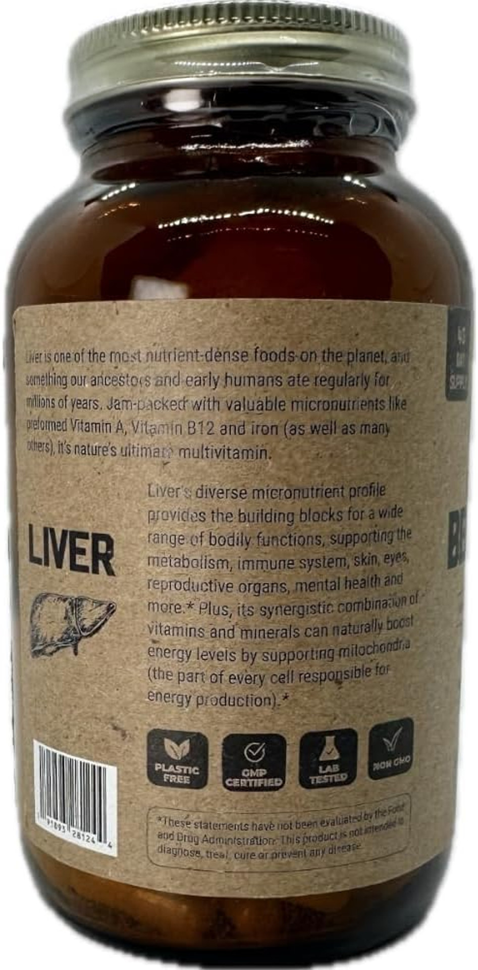 Mk Supplements  Grass Fed Beef Liver 3000 Mg, Freeze-Dried Beef Liver Capsules, 100% Pasture-Raised In New Zealand, 180 Liver Capsules, 45-Day Supply