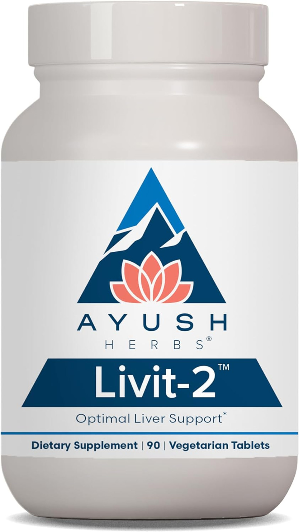 Ayush Herbs Livit-2 - Liver Care, Liver Support Supplement For Women & Men With Andrographis & Picrorhiza, Liver Pills Made With Organic Ingredients - 90 Vegetarian Tablets (1 Count)