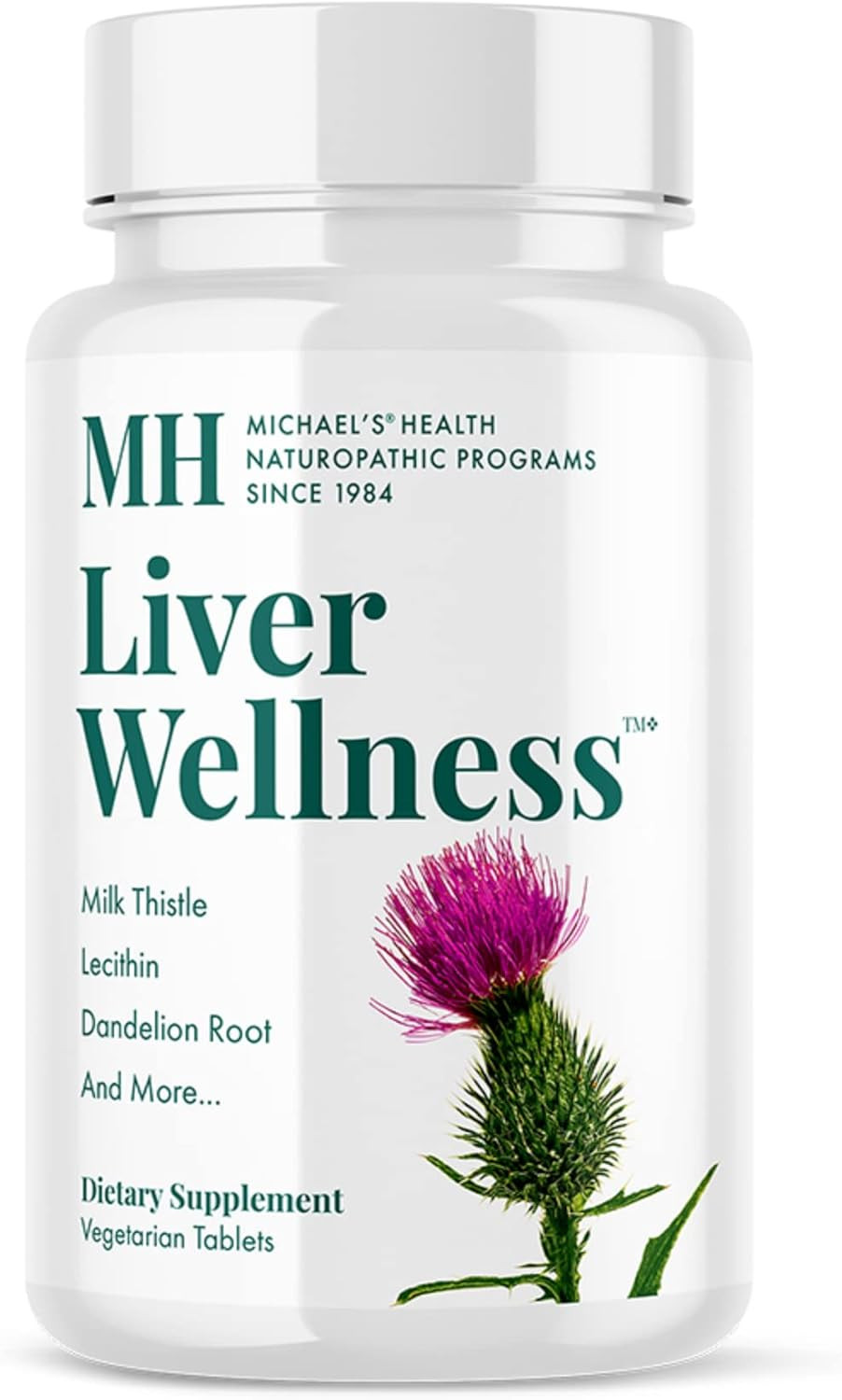Michael'S Naturopathic Programs Liver Wellness - 60 Vegan Tablets - Contains Nutrients For The Support Of The Liver In Its Detoxifying Functions - Vegetarian, Kosher - 20 Servings