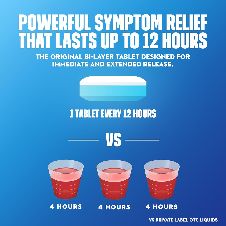 Mucinex Maximum Strength 12 Hour Chest Congestion Expectorant Relief Tablets, 1200 Mg, Thins & Loosens Mucus, 28 Count