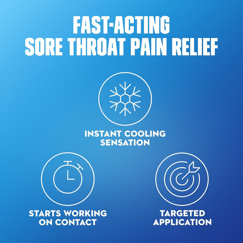 Mucinex Instasoothe Kickstart Sore Throat Relief, Throat Numbing Spray Starts To Work On Contact, Sore Throat Pain Medicine, Relieves Oral Pain, 3.8 Fl Oz