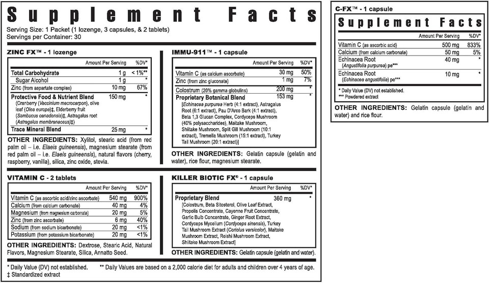 Immune Combination Seasonal - 30 Packets