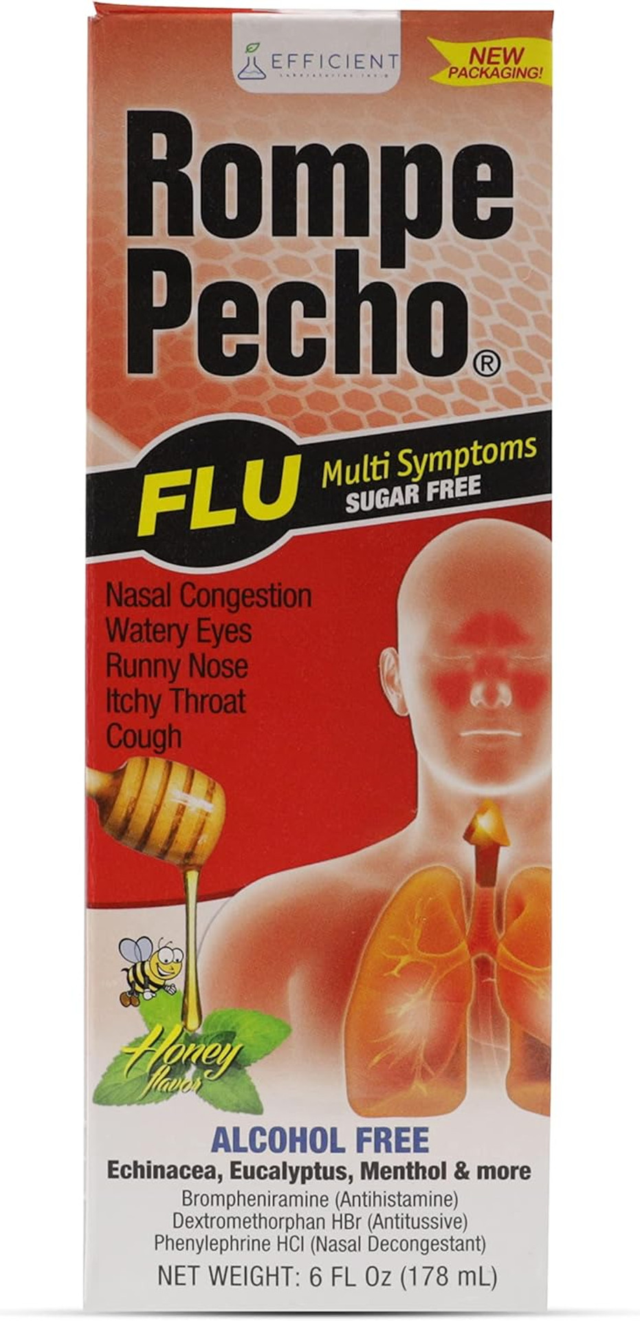 Sf-Flu (Sugar-Free Flu) 6Oz - Cold And Flu Syrup